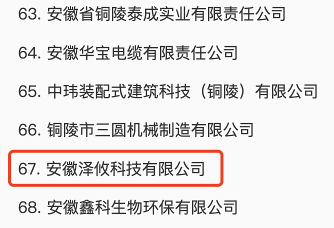 安徽省創(chuàng)新型中小企業(yè)名單 安徽省創(chuàng)新型中小企業(yè)名單